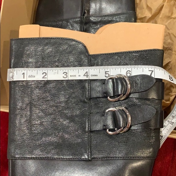 NWT Cole Haan  Tall black leather boots - Picture 8 of 12